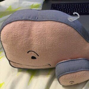 Vineyard Vines Large Plush Whale Toy and Small Rattle, NEW and Hard to Find